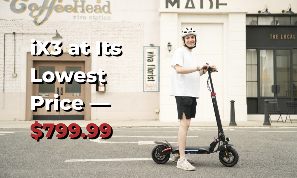 iX3 Off-Road Electric Scooter: Lowest Price Ever at $799.99
