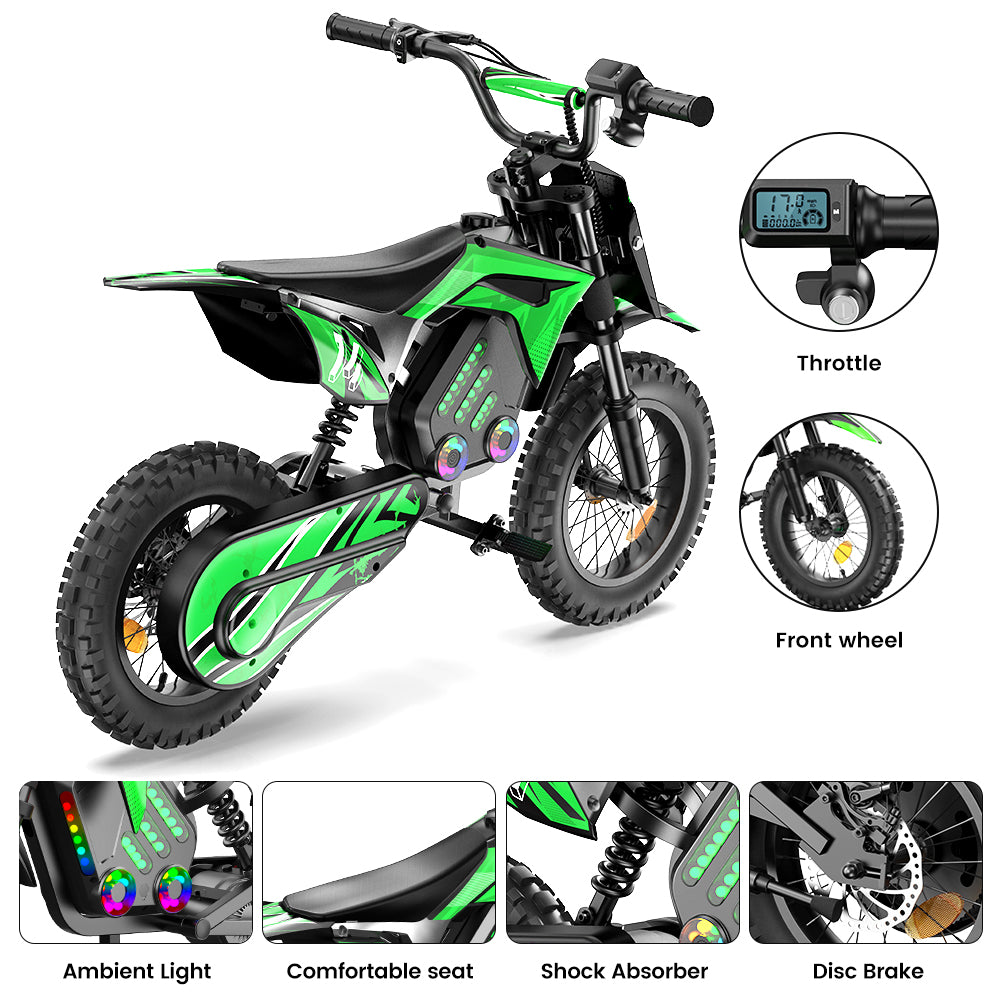 iScooter A14 Electric Bike for Kids