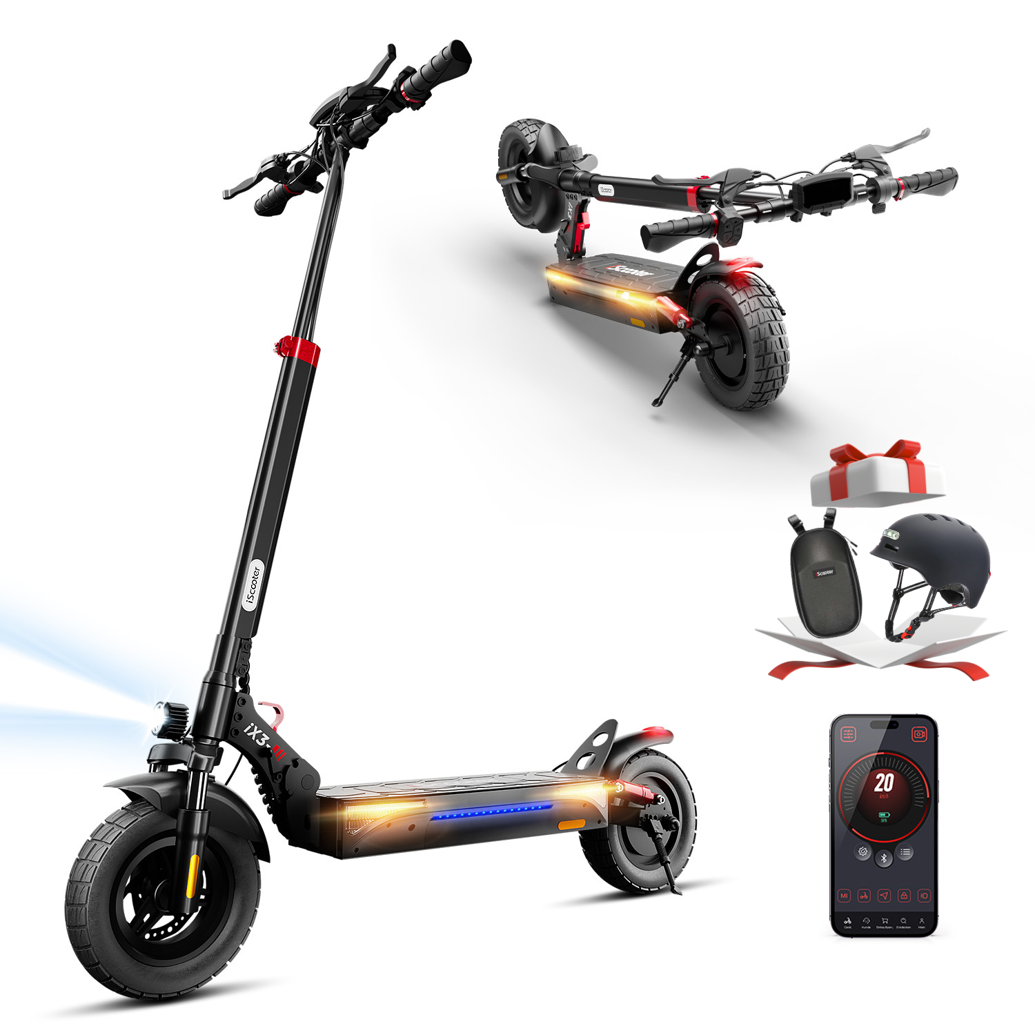 iScooter iX3 800W Off Road Electric Scooter