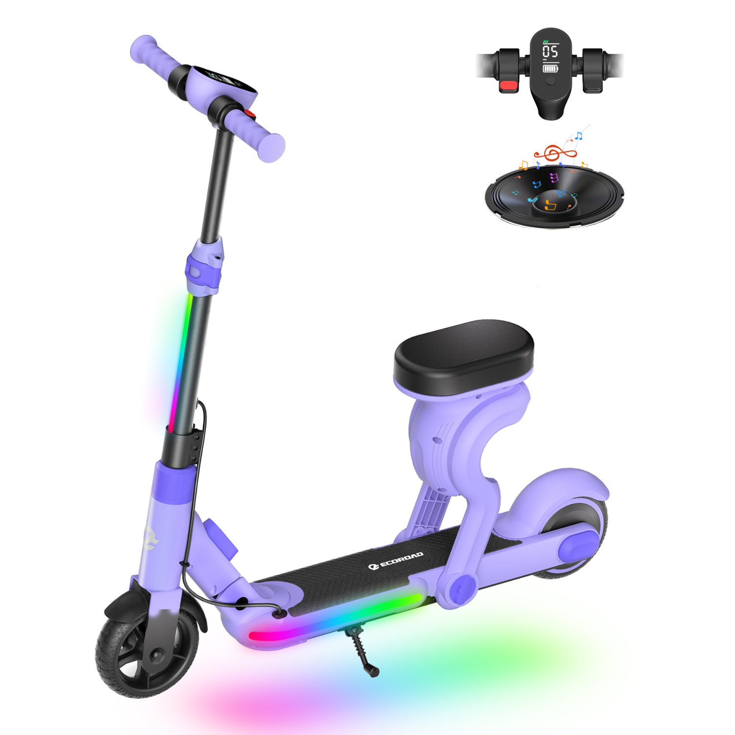 EK8 2-in-1 Electric Scooter with Seat for Kids
