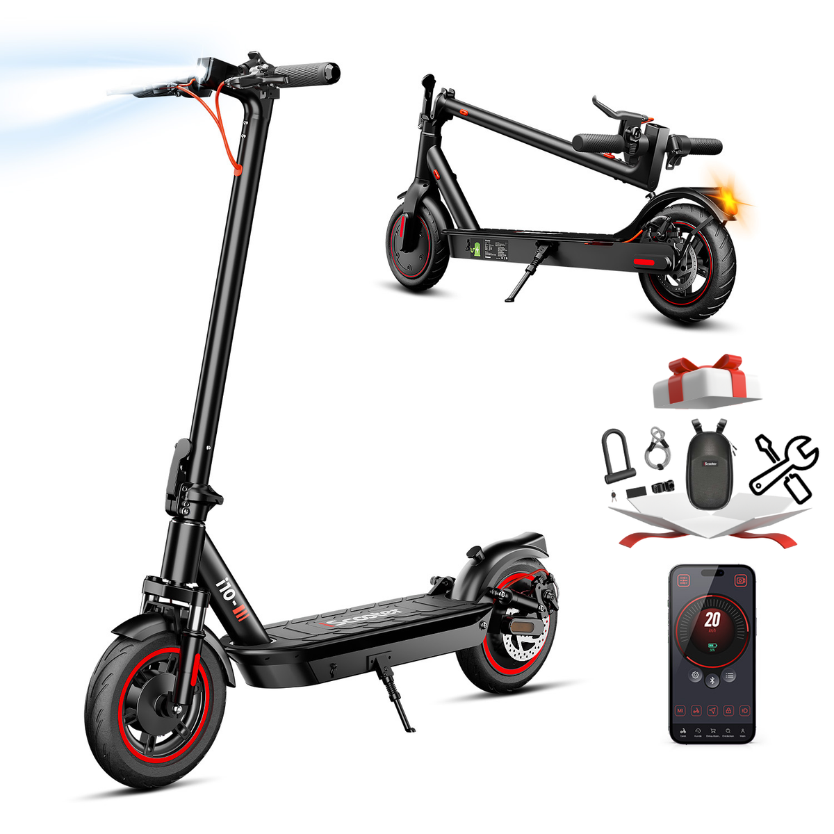 iScooter i10 Commuter Electric Scooter for Adult