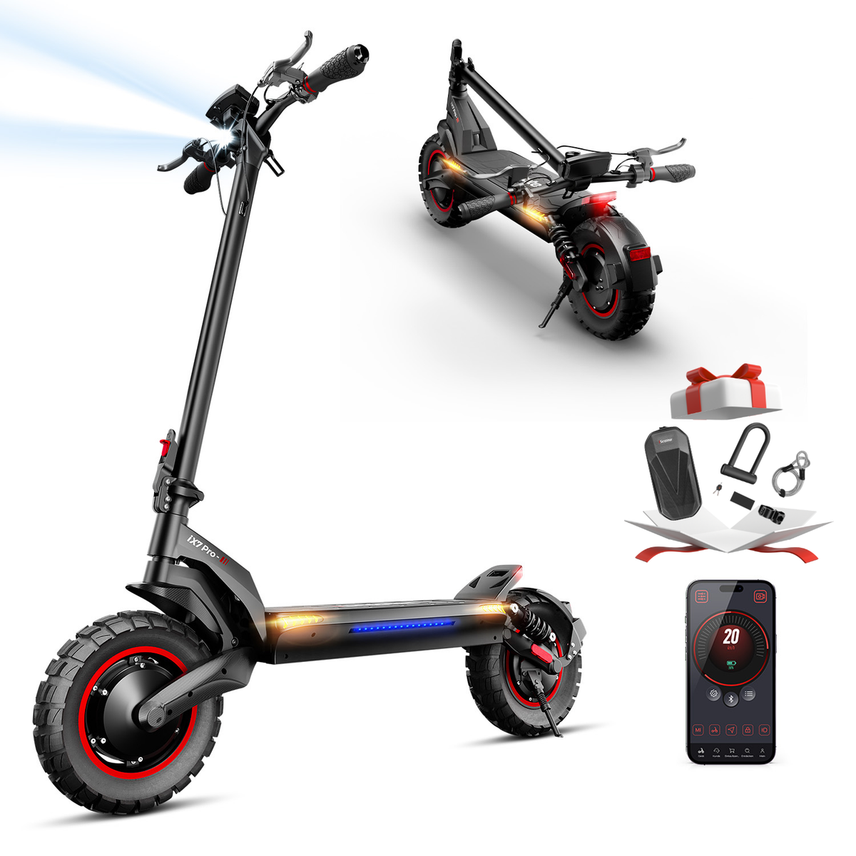 iScooter iX7 Pro 2000W Off-road Electric Scooter