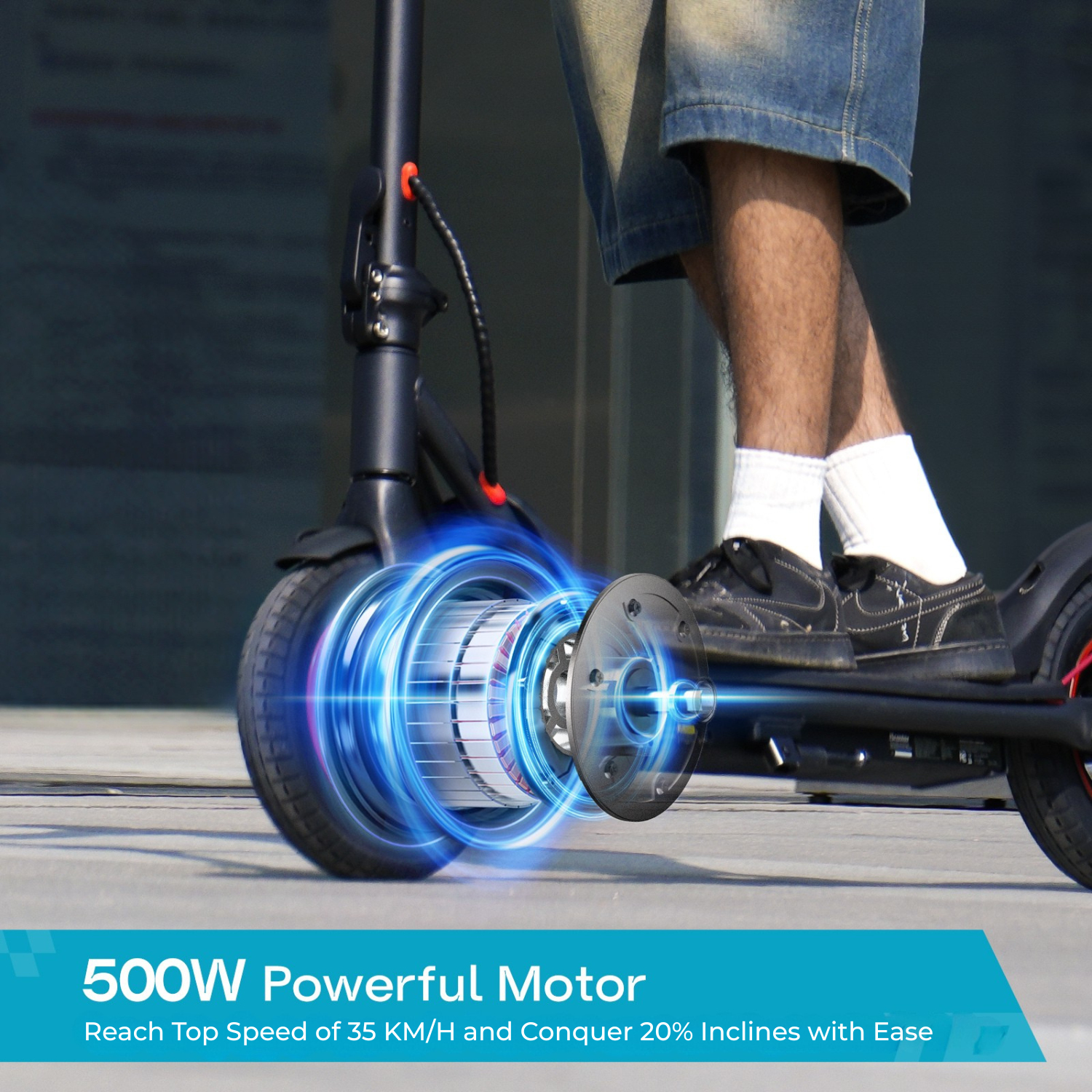 iScooter i9M Foldable Commuting Electric Scooter 500W