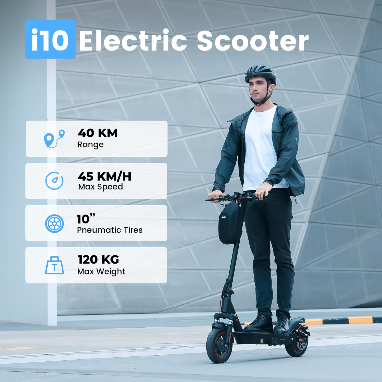 iScooter i10 Commuter Electric Scooter for Adult