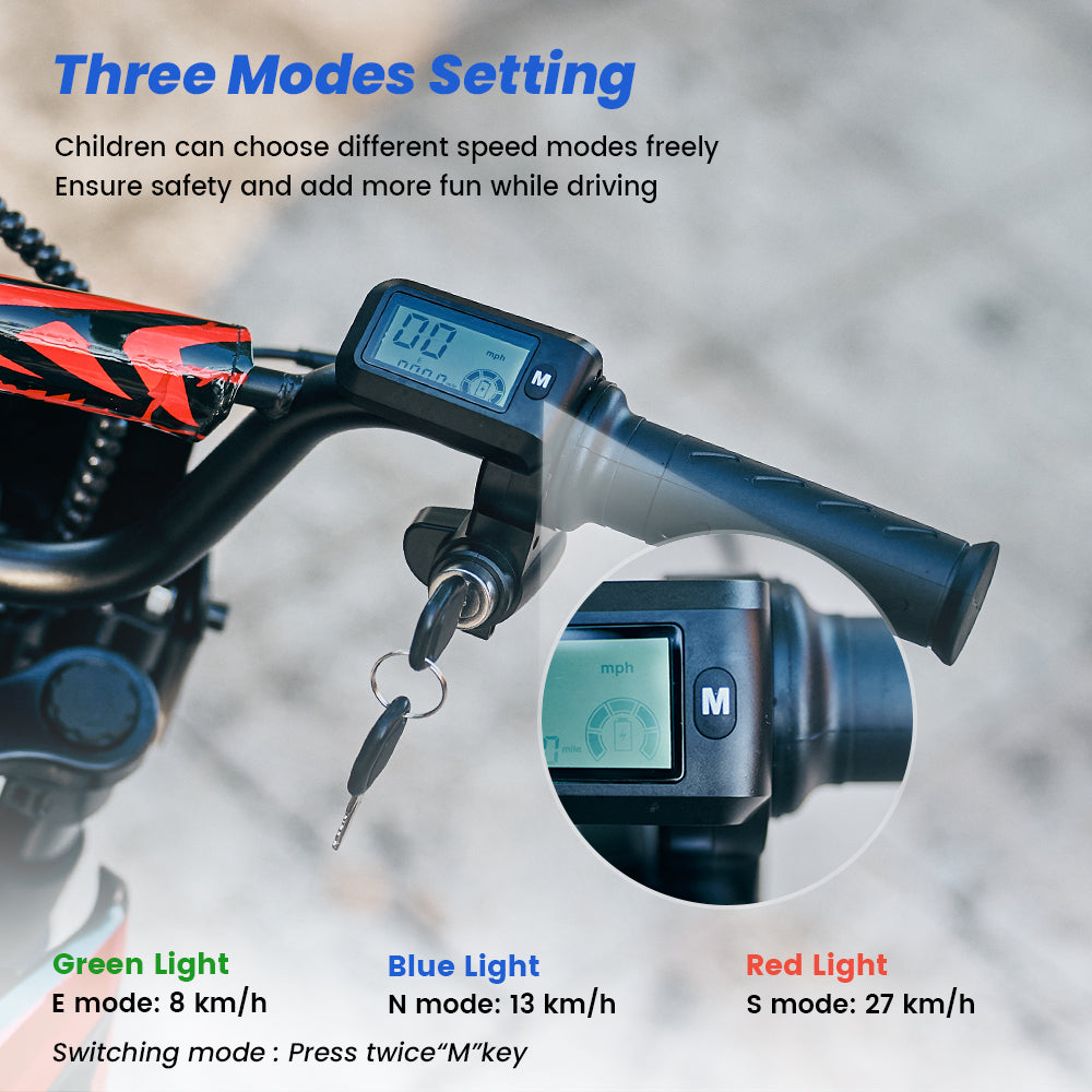 iScooter A14 Electric Bike for Kids