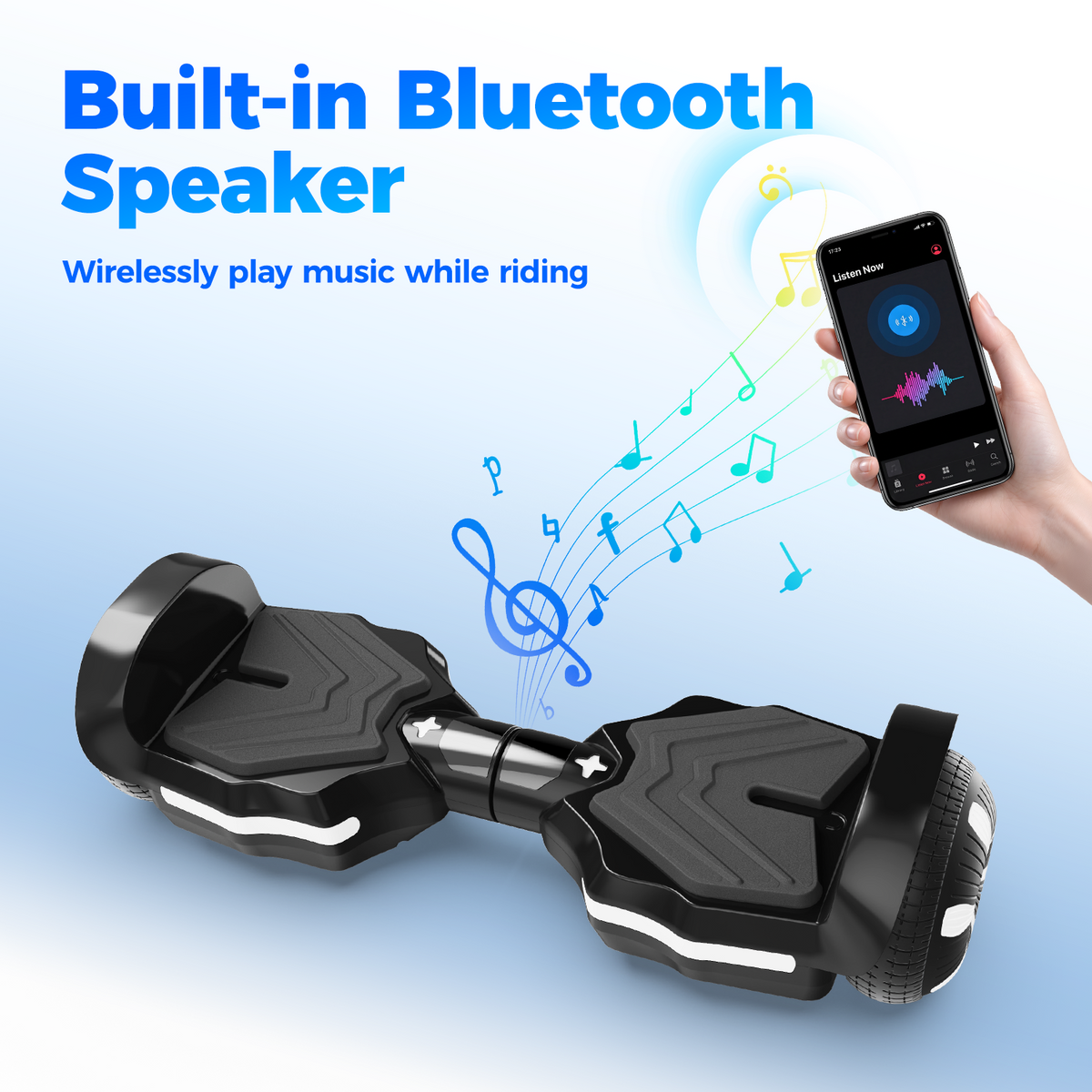 H2 Self-Balanced Hoverboard with Bluetooth