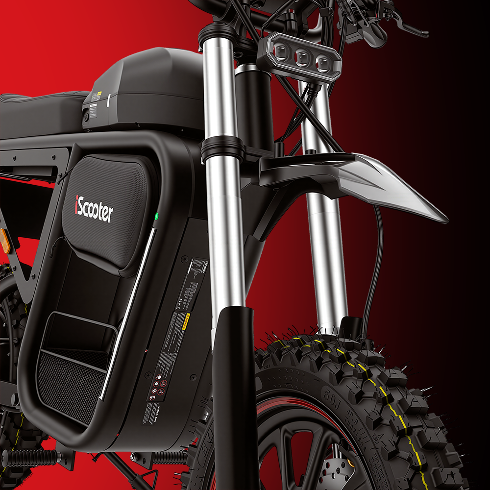 iScooter DX5Max 2000W Electric Scooter with Seat