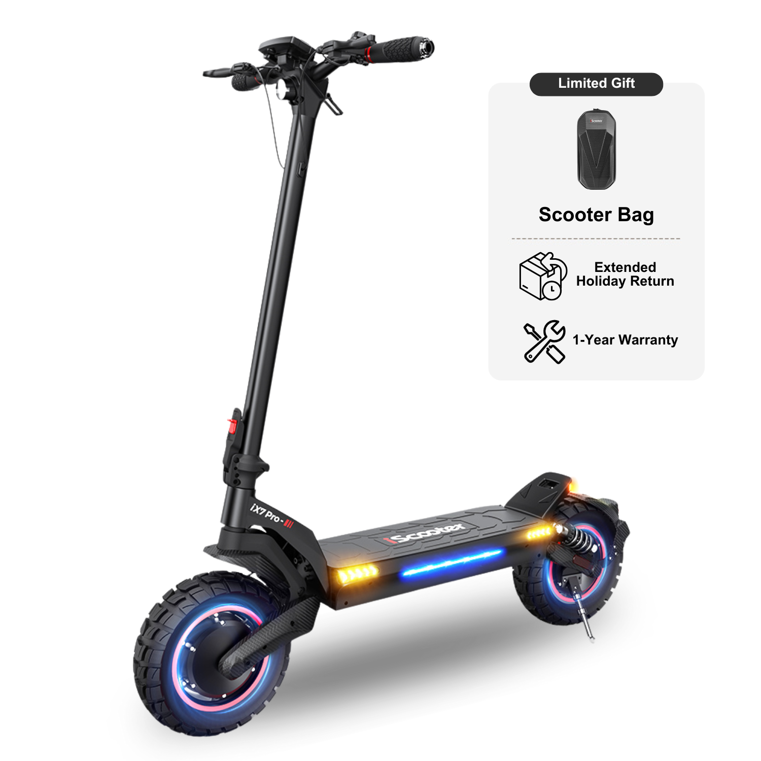 iScooter iX7 Pro 2000W Off-road Electric Scooter