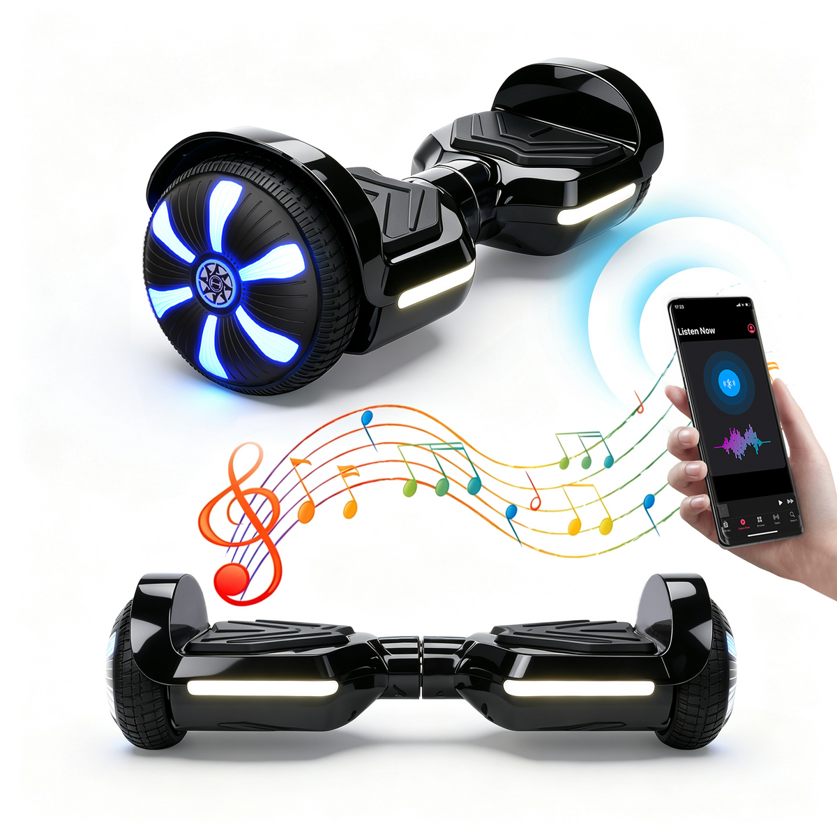 iScooter H2 Hovervoard with Bluetooth