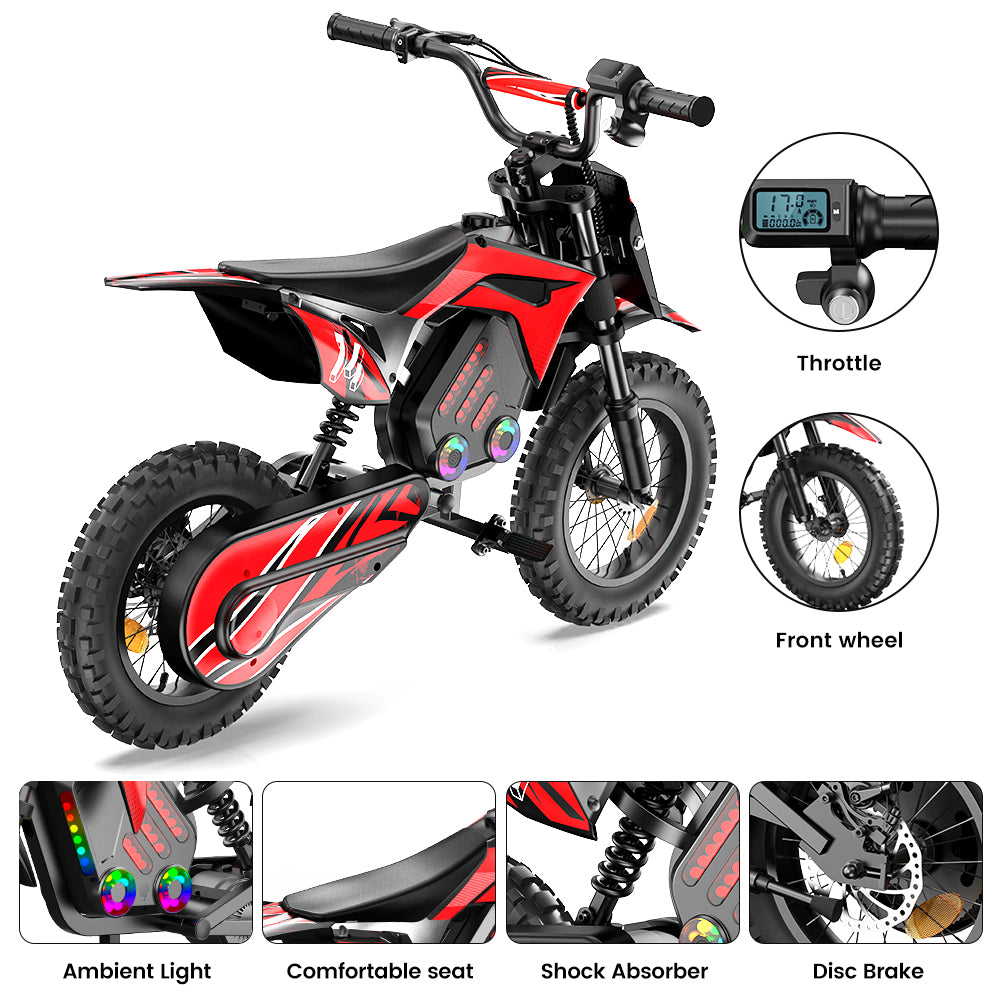 iScooter A14 Electric Bike for Kids