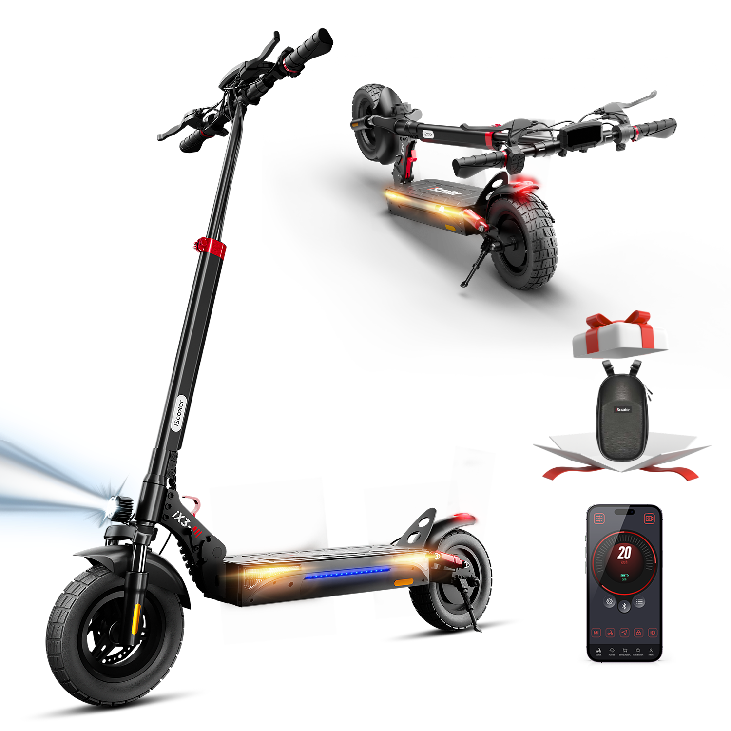 iScooter iX3 800W Off Road Electric Scooter