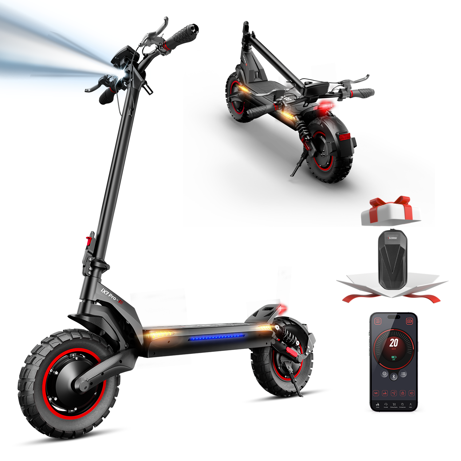iScooter iX7 Pro 2000W Off-road Electric Scooter