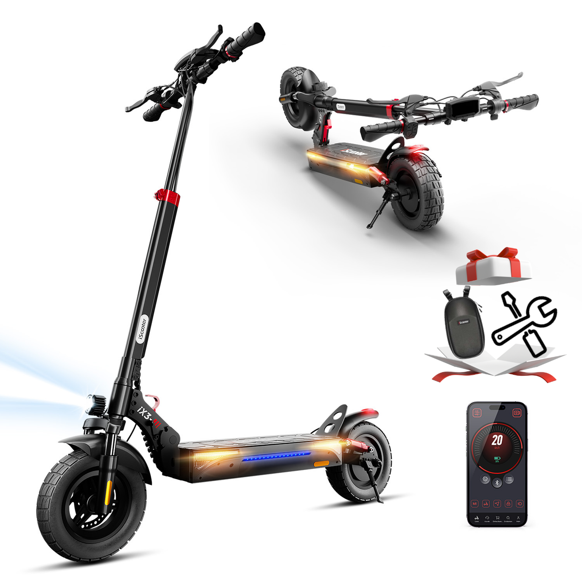 iScooter iX3 800W Off Road Electric Scooter