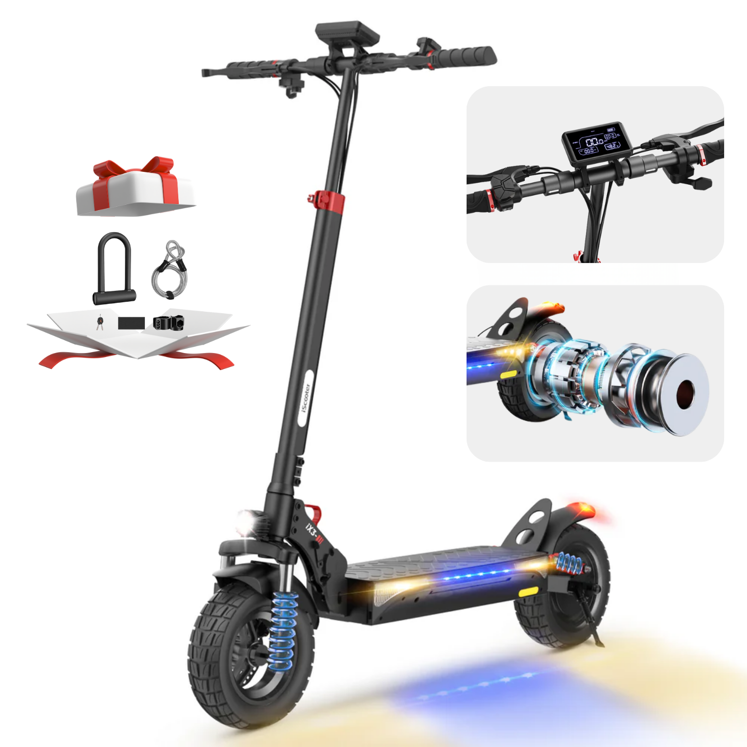 iScooter iX3 800W Off Road Electric Scooter