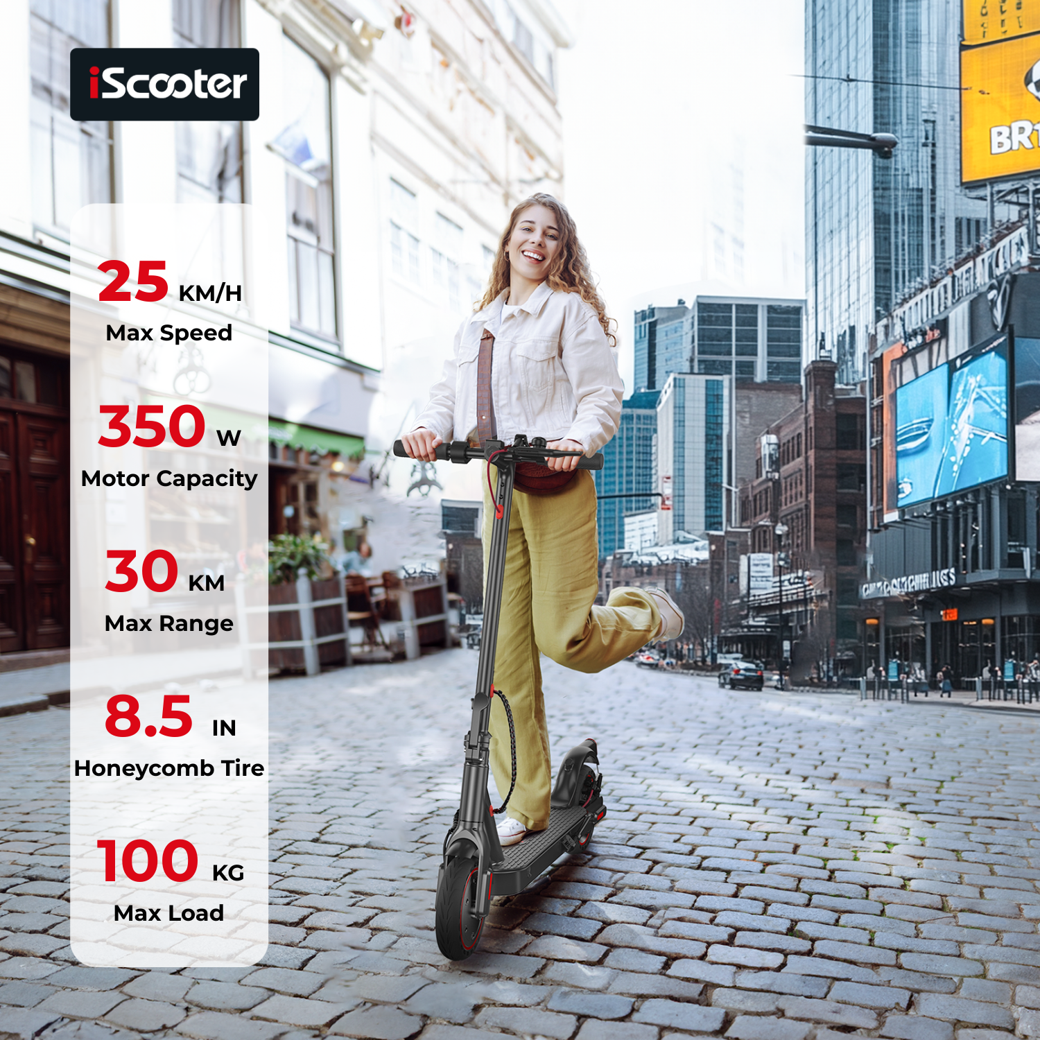 iScooter i9 Foldable Commuting Electric Scooter