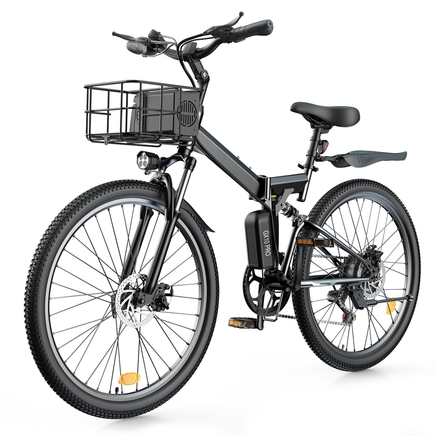 M40 Folding Electric Bike with Basket