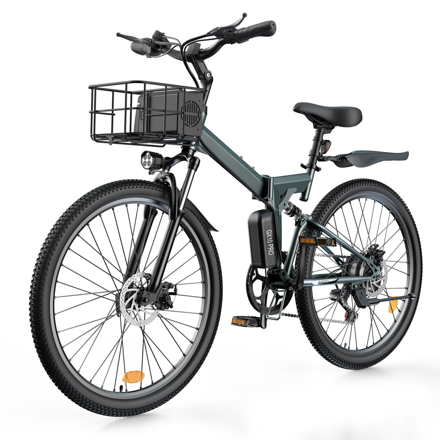 M40 Folding Electric Bike with Basket