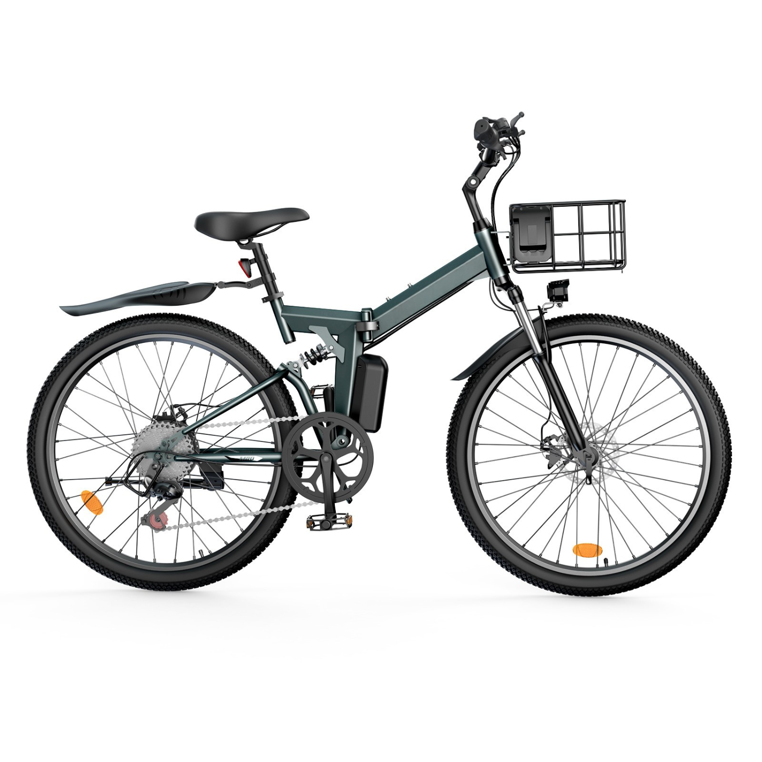 M40 Folding Electric Bike with Basket