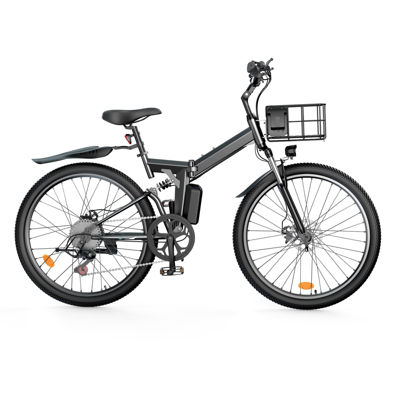 M40 Folding Electric Bike with Basket