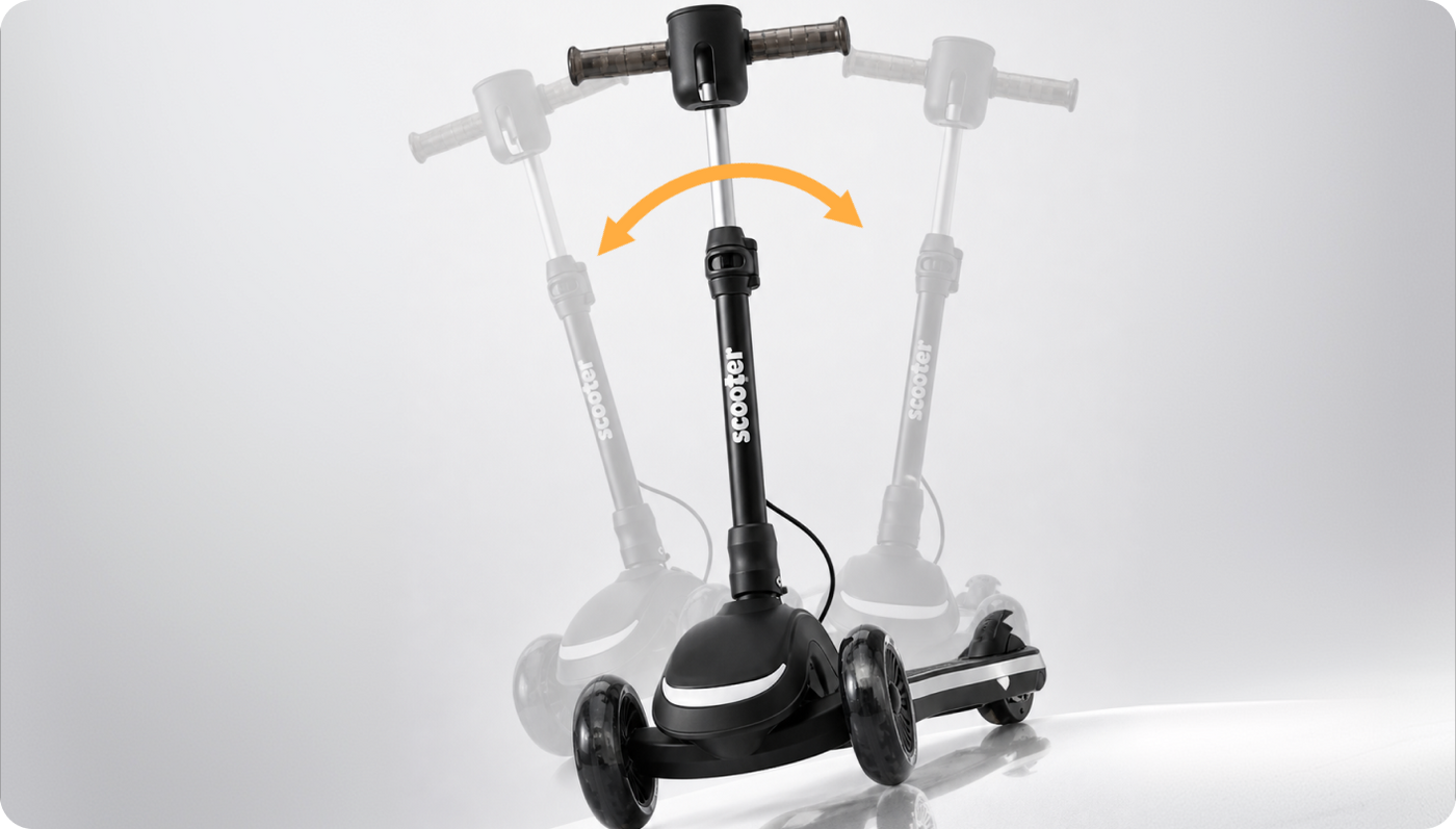 B2Pro tilt-to-turn steering system