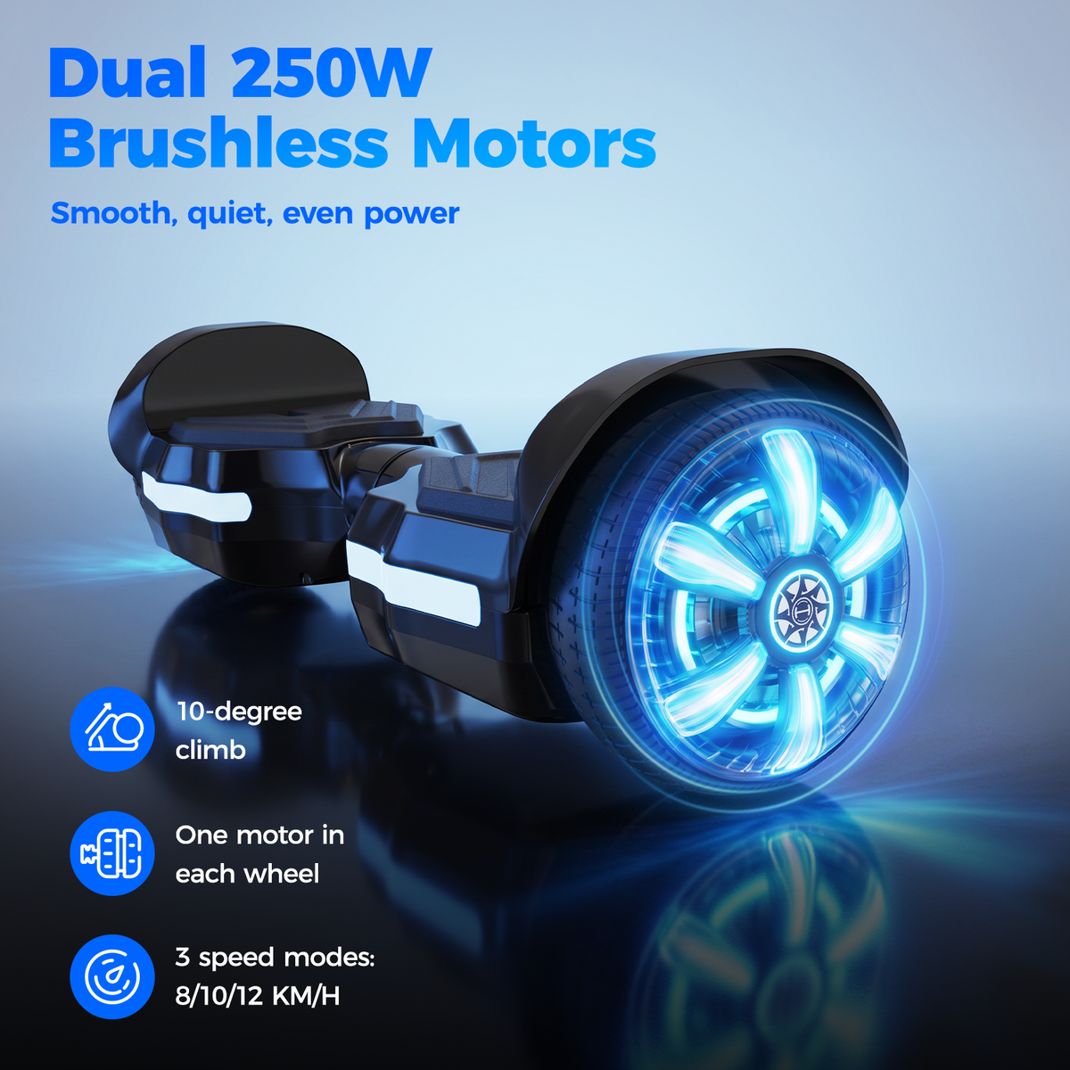 H2 Self-Balanced Hoverboard with Bluetooth