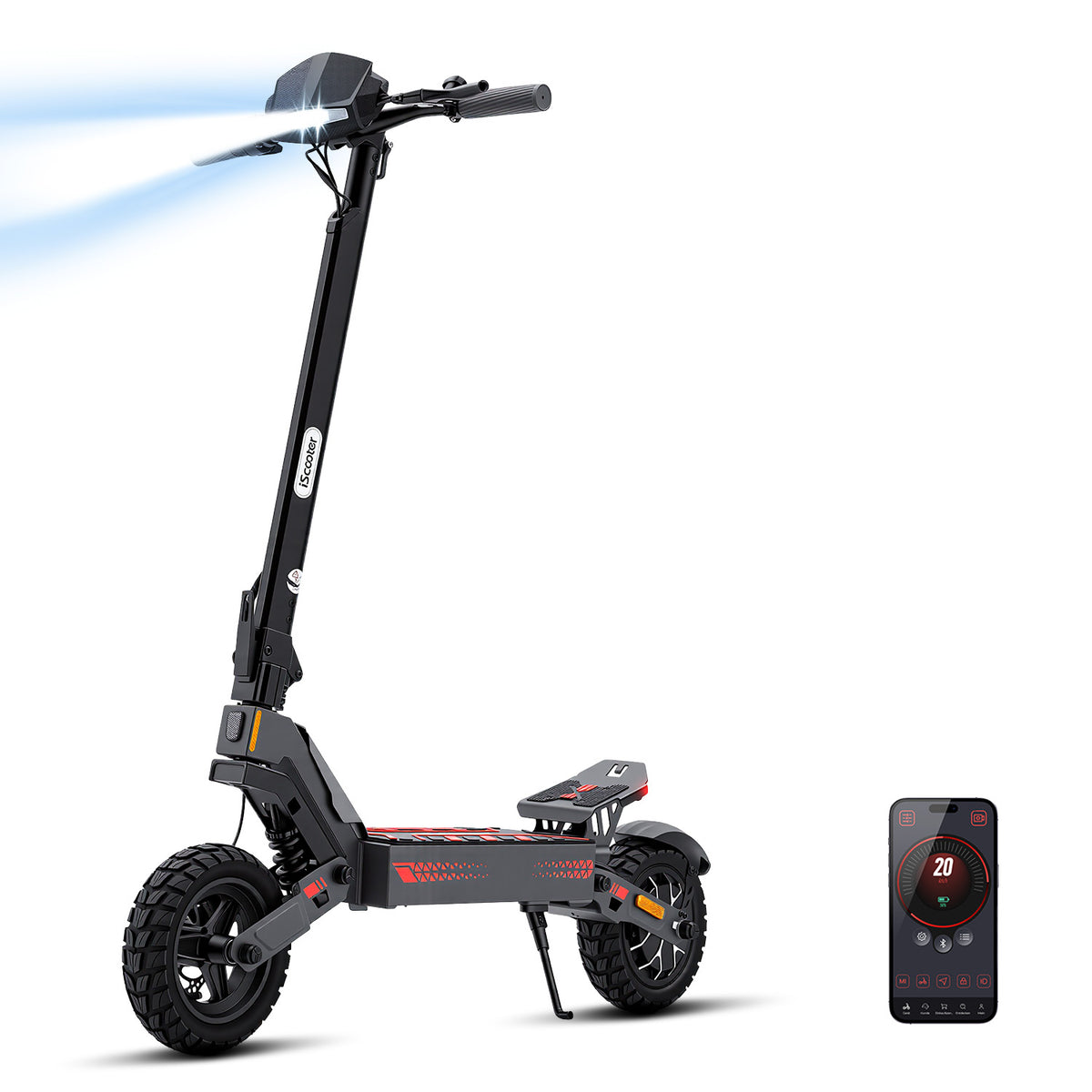 iScooter iF1 Electric Scooter 1200W Motor for Adults