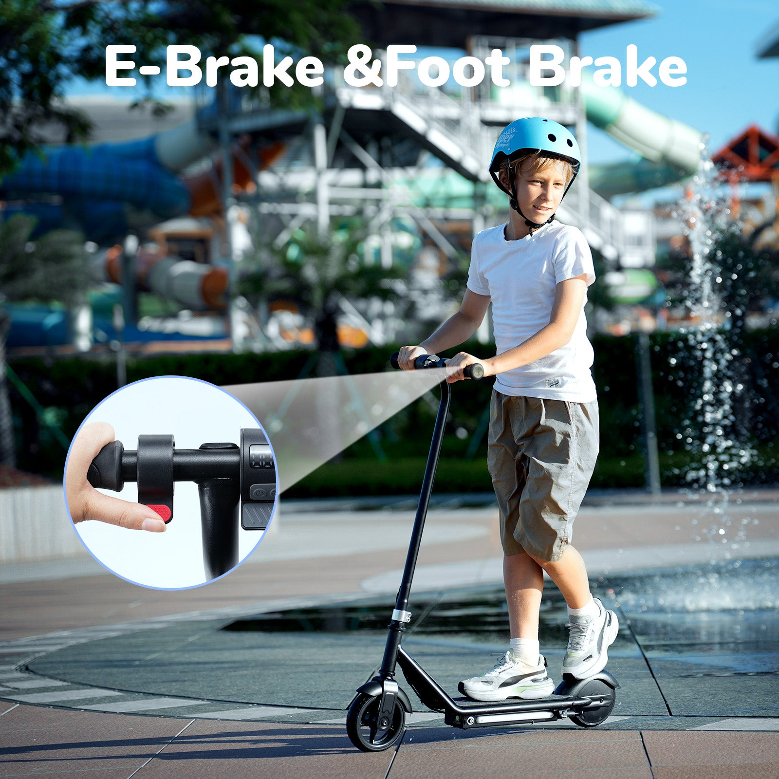 iScooter iK3 Electric Scooter for Kids Ages 6-14